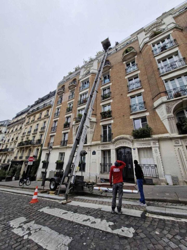 Déménagement passage par la fenêtre en Île-de-France