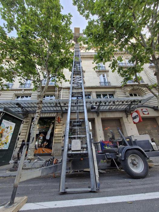 Déménagement passage par la fenêtre en Île-de-France