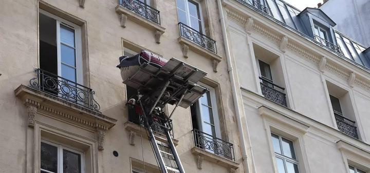 Déménagement passage par la fenêtre en Île-de-France